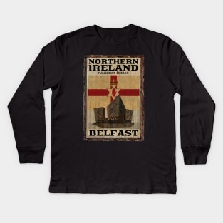 make a journey to Northern Ireland Kids Long Sleeve T-Shirt
